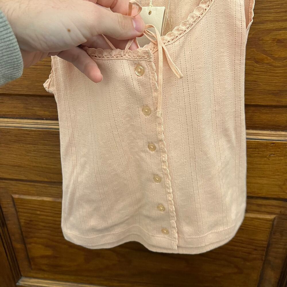 Doen Lois Tank Top in Pink Women's sz XS NWT's NEW - Picture 7 of 9